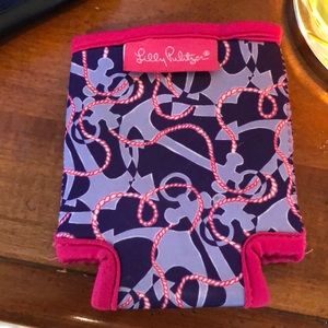 Lilly Pulitzer Koozie in Anchors Away
